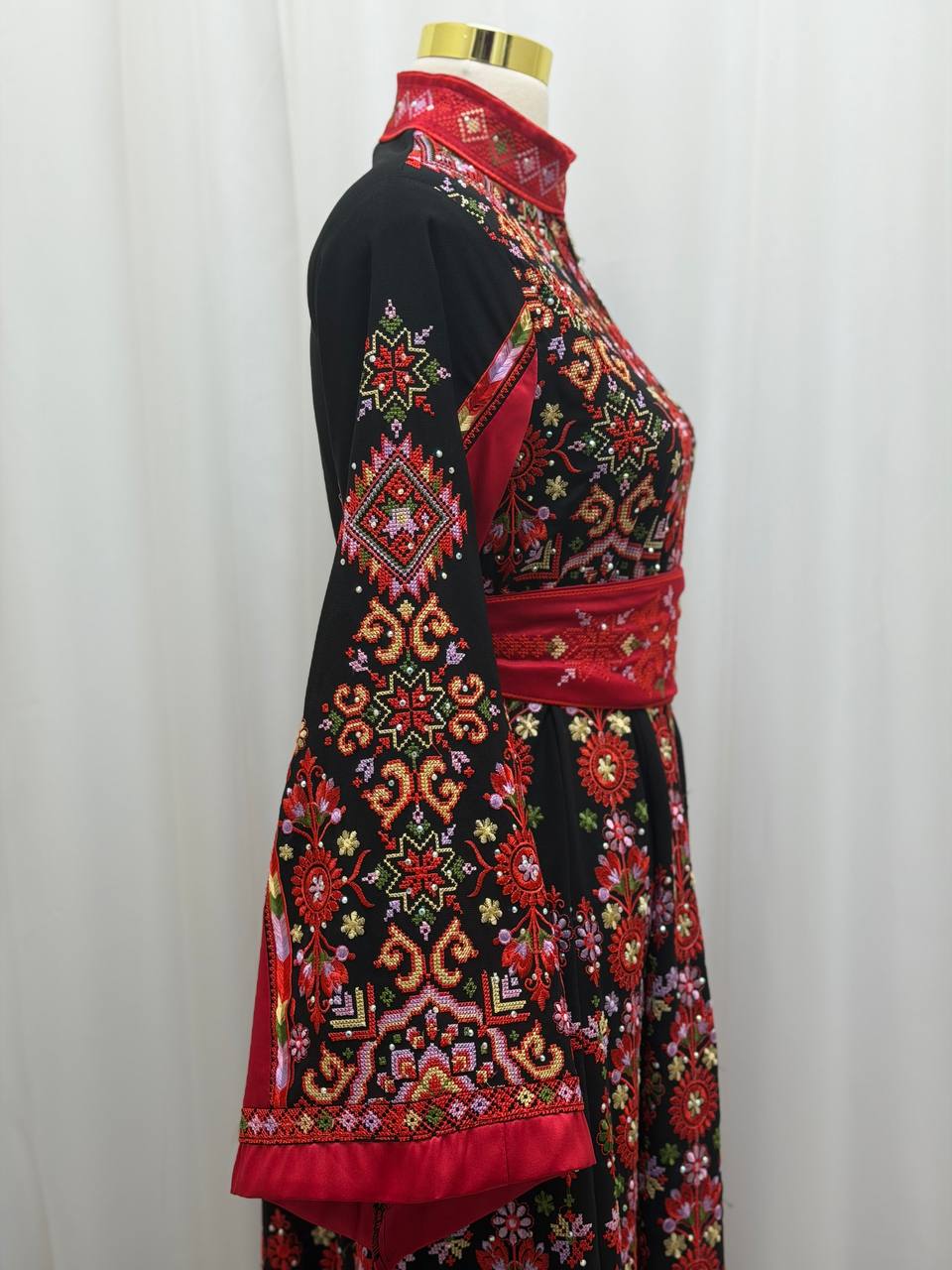 Royal Heritage Embroidered Chiffon Kaftan