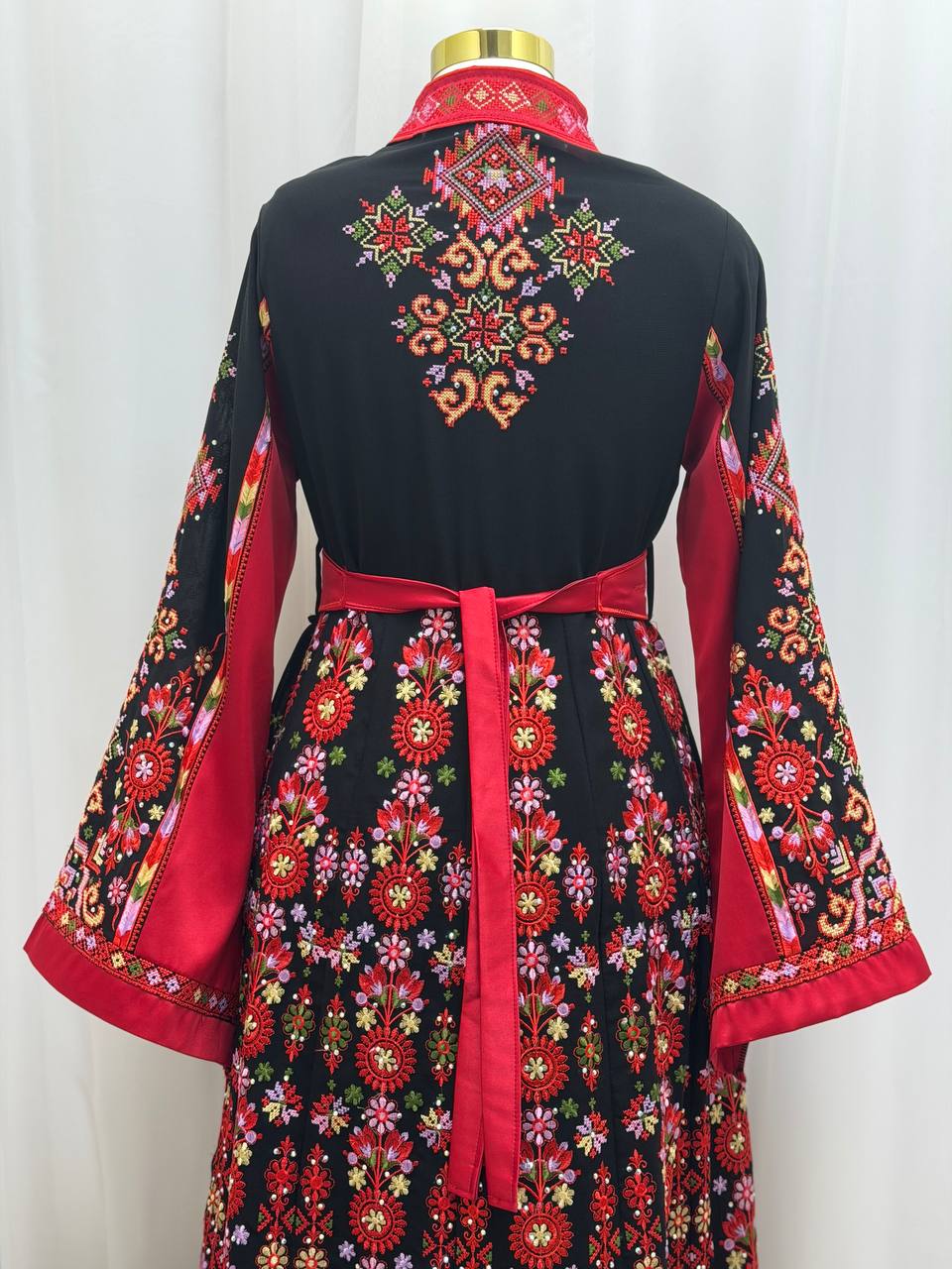 Royal Heritage Embroidered Chiffon Kaftan