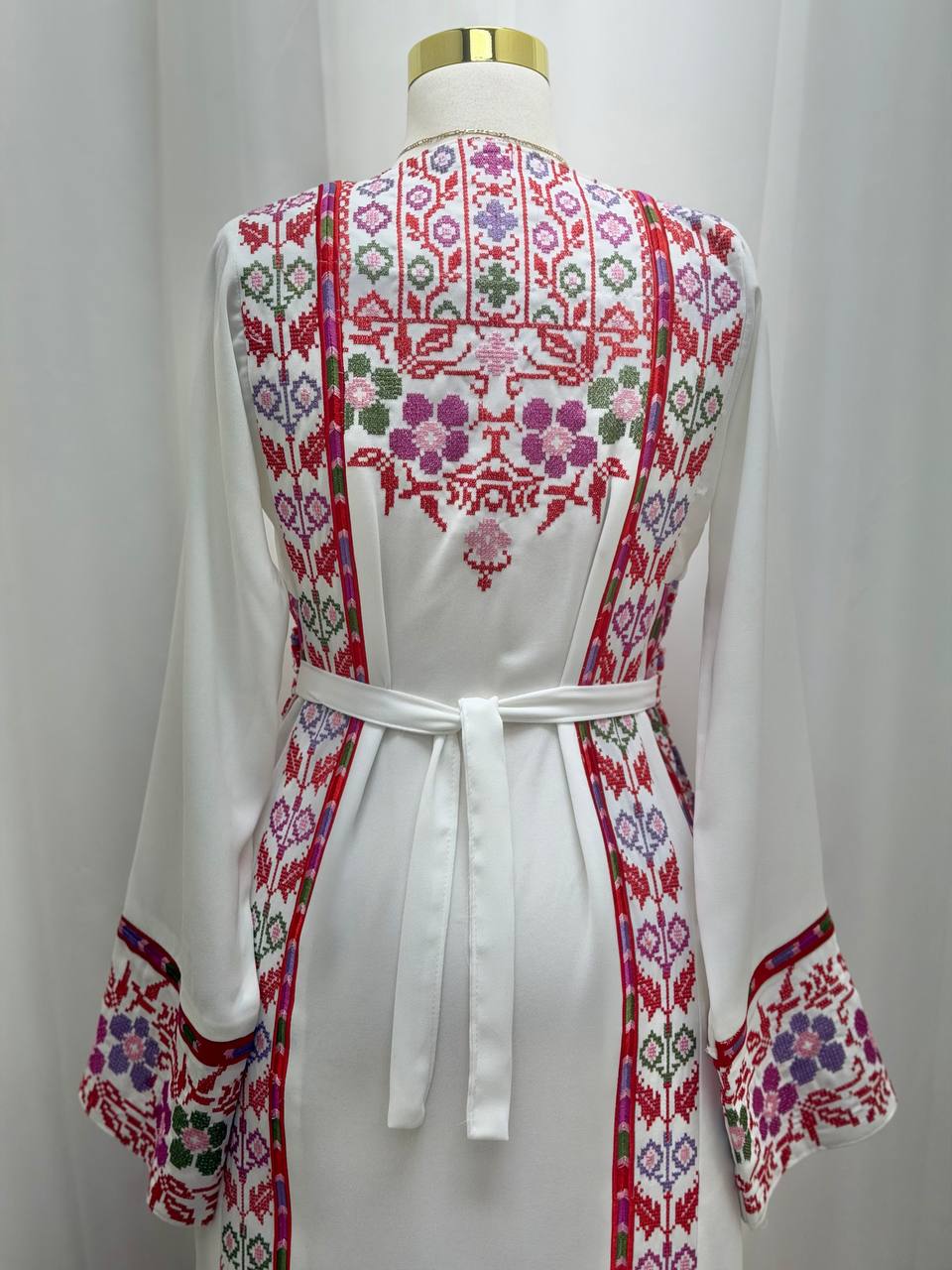 Zahra Al-Nargis Palestinian Embroidered Thobe
