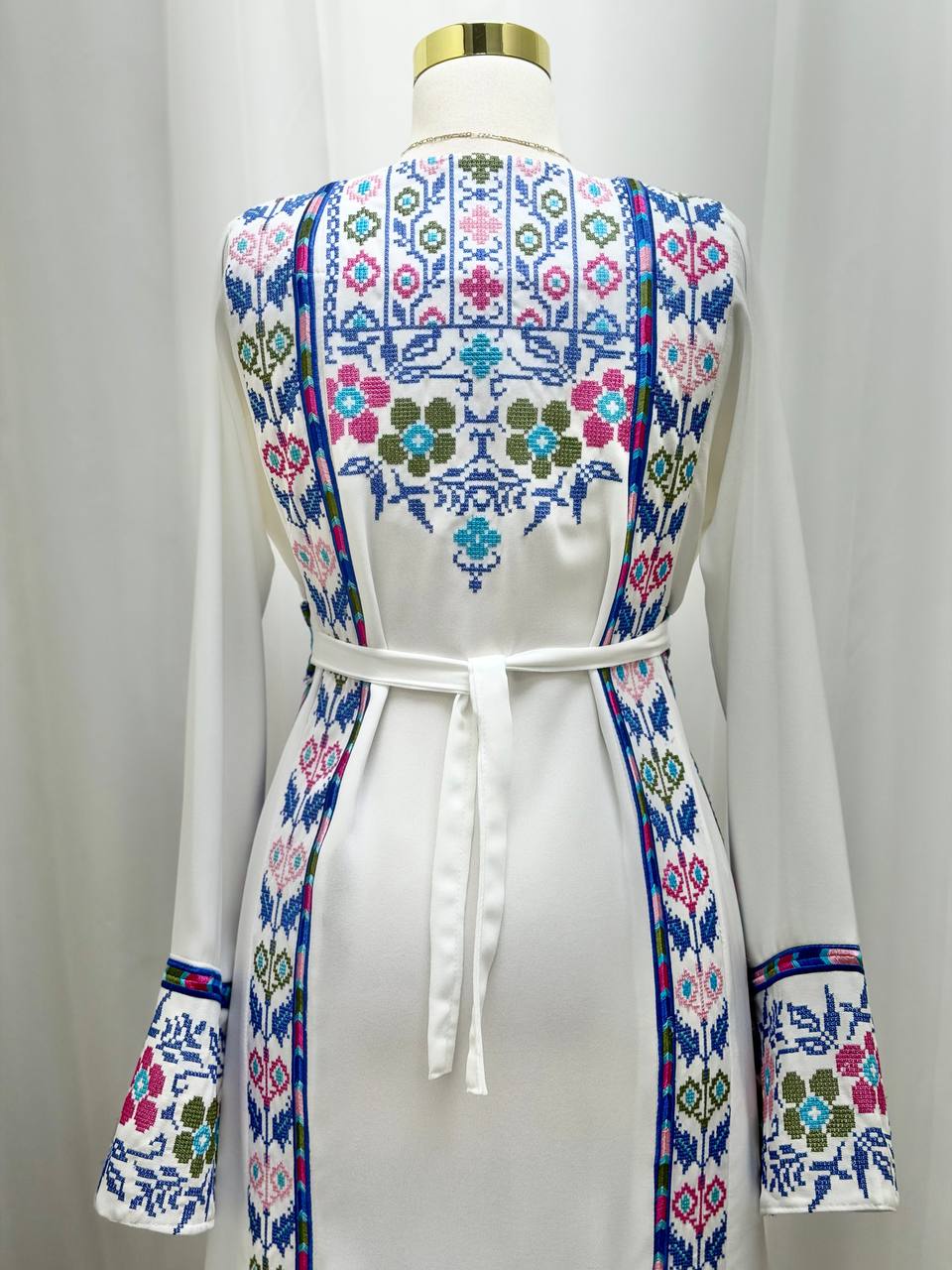 Zahra Al-Nargis Palestinian Embroidered Thobe