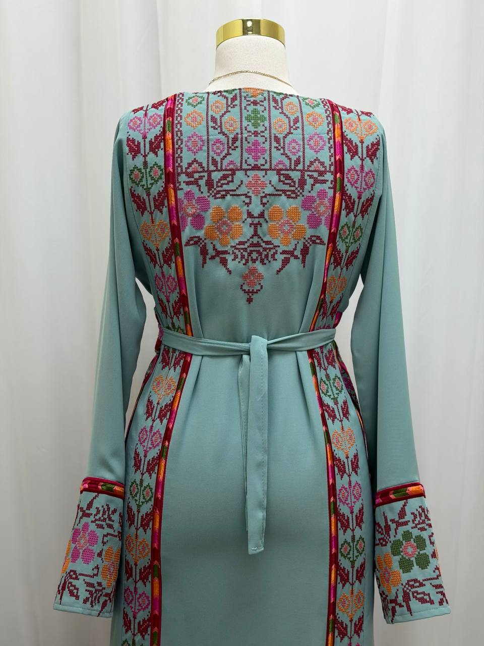 Zahra Al-Nargis Palestinian Embroidered Thobe
