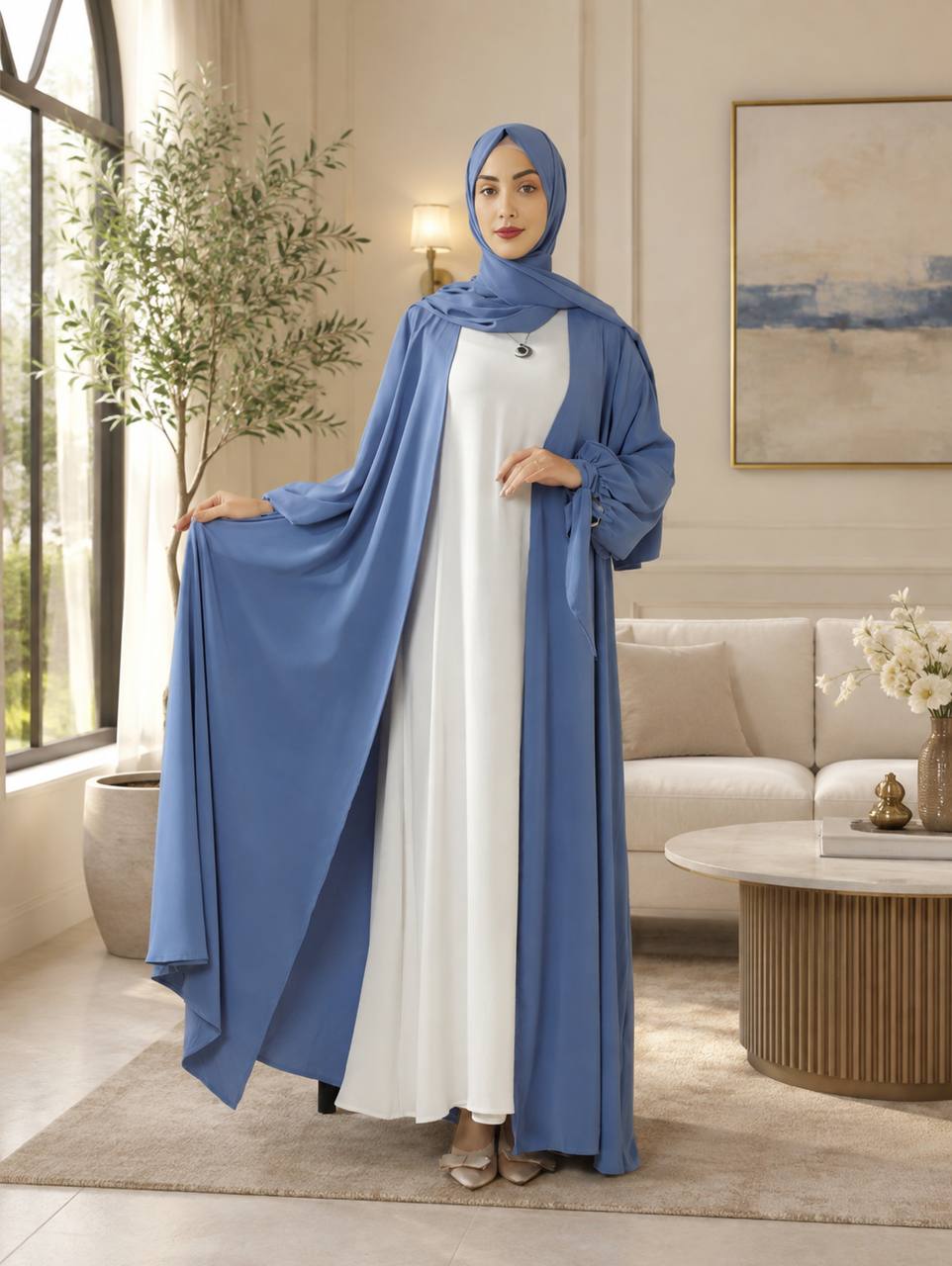 Luna Open Abaya