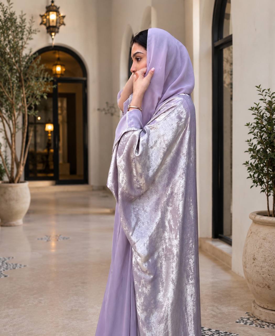 Glow Open Abaya