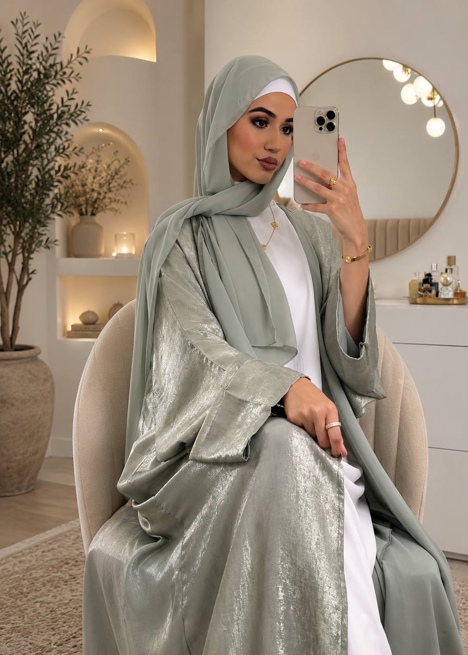 Glow Open Abaya