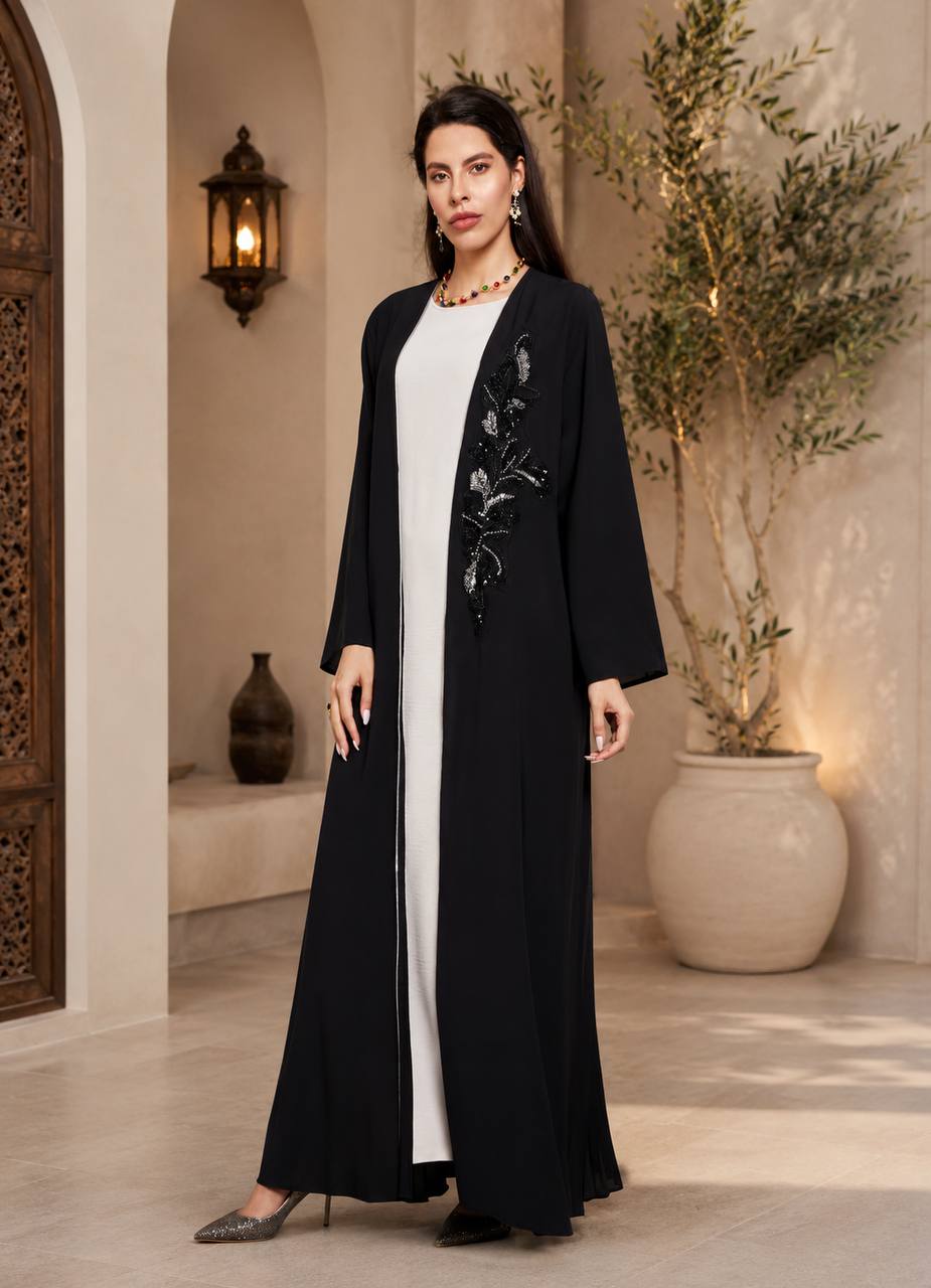 Flowy Pleated Abaya