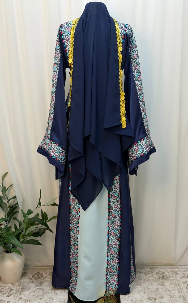 Eman Palestinian Embroidered Thobe