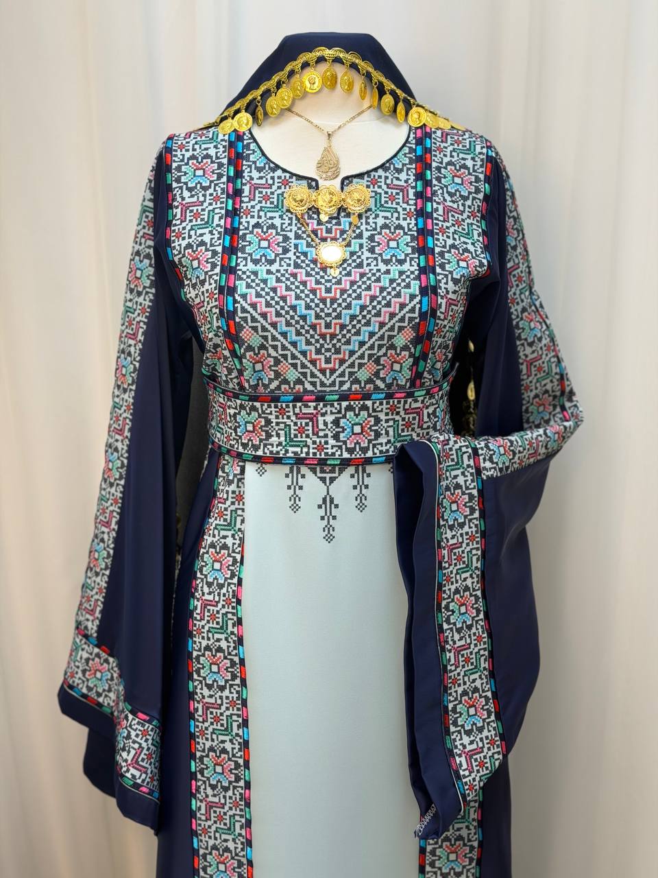 Eman Palestinian Embroidered Thobe