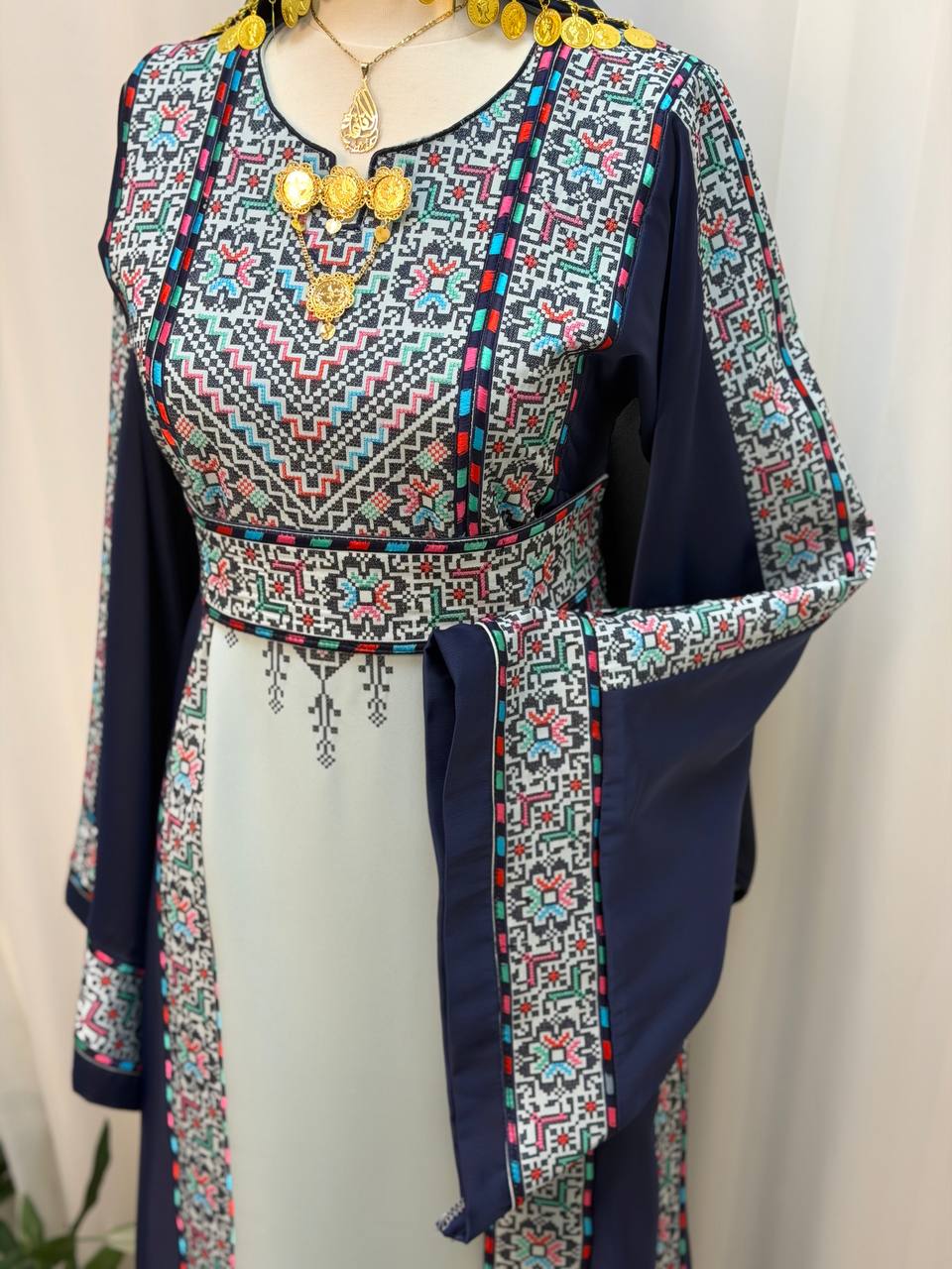 Eman Palestinian Embroidered Thobe