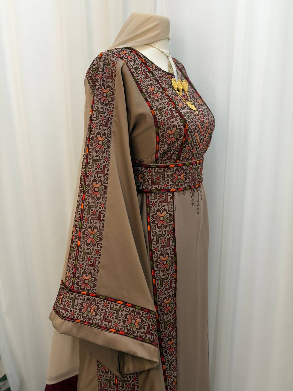 Tala Palestinian Embroidered Thobe