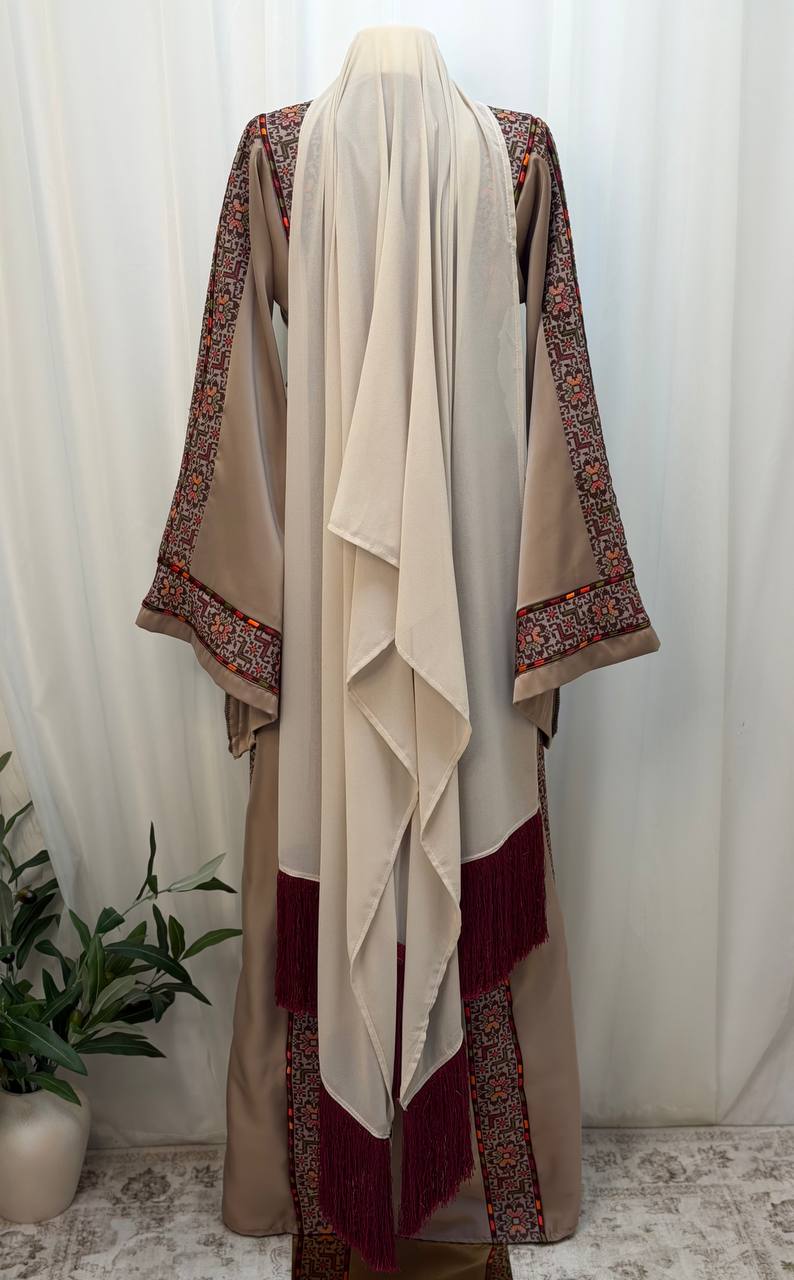 Tala Palestinian Embroidered Thobe