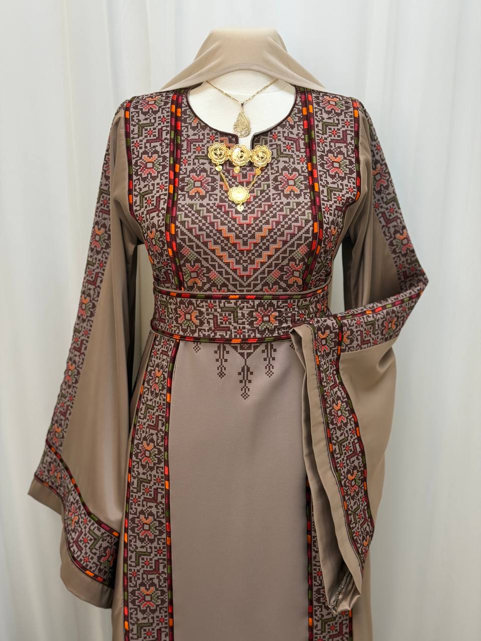 Tala Palestinian Embroidered Thobe