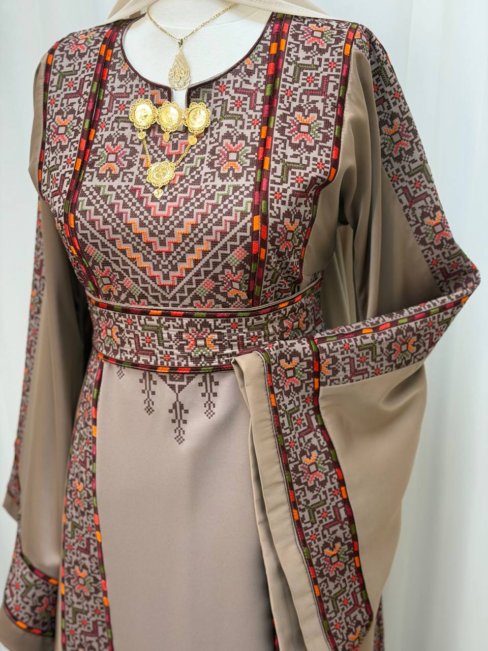 Tala Palestinian Embroidered Thobe