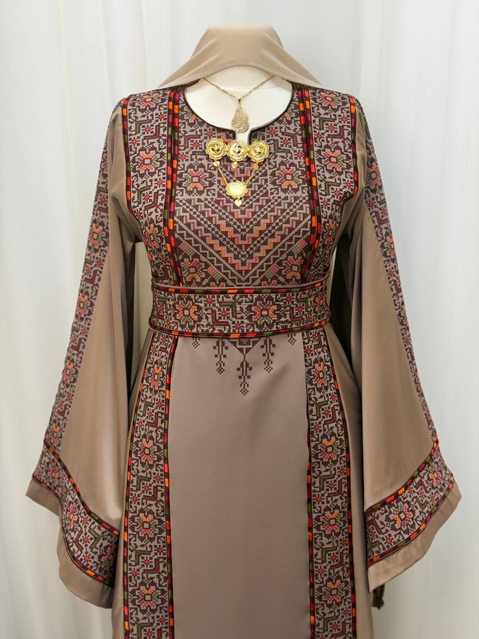Tala Palestinian Embroidered Thobe