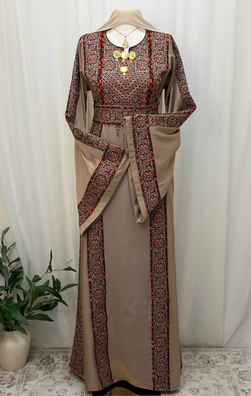 Tala Palestinian Embroidered Thobe