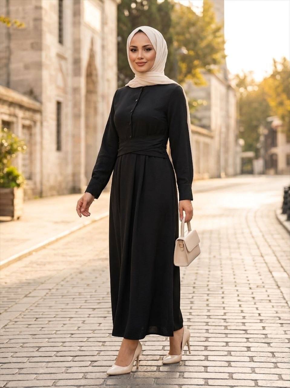 Elara Linen Summer Dress