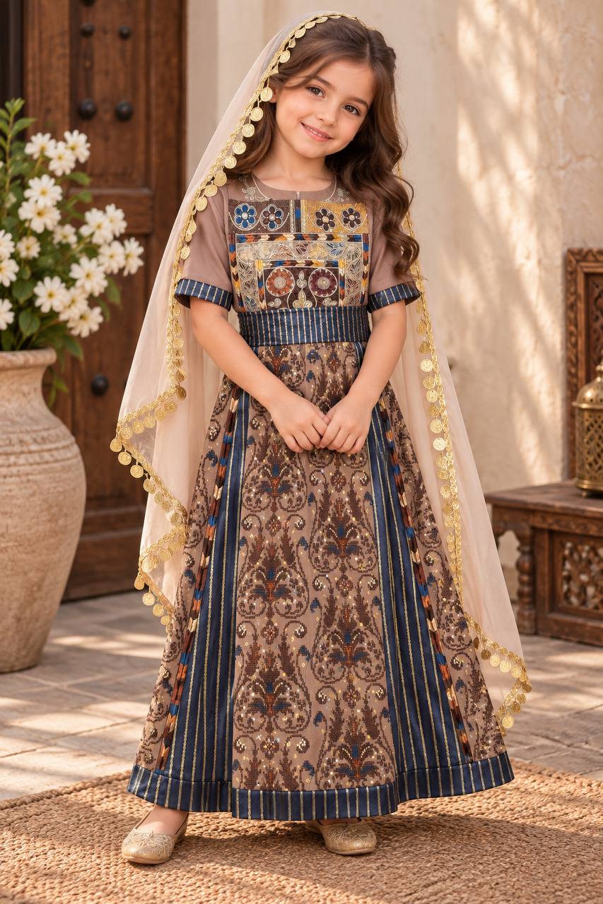 Layla Embroidered Girls’ Dress