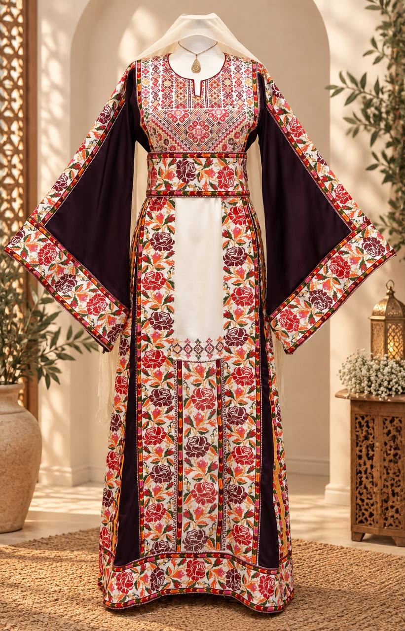 Rose Garden Embroidered Thobe