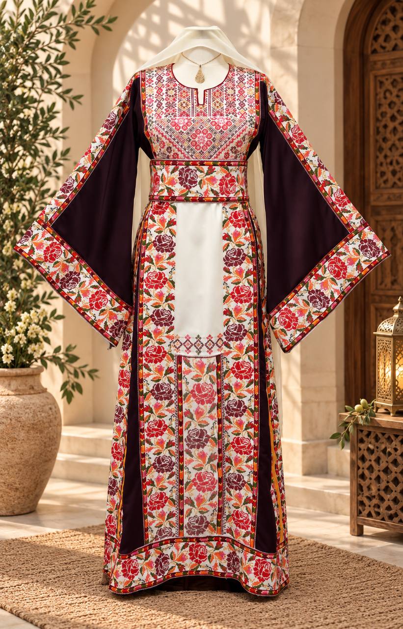 Rose Garden Embroidered Thobe
