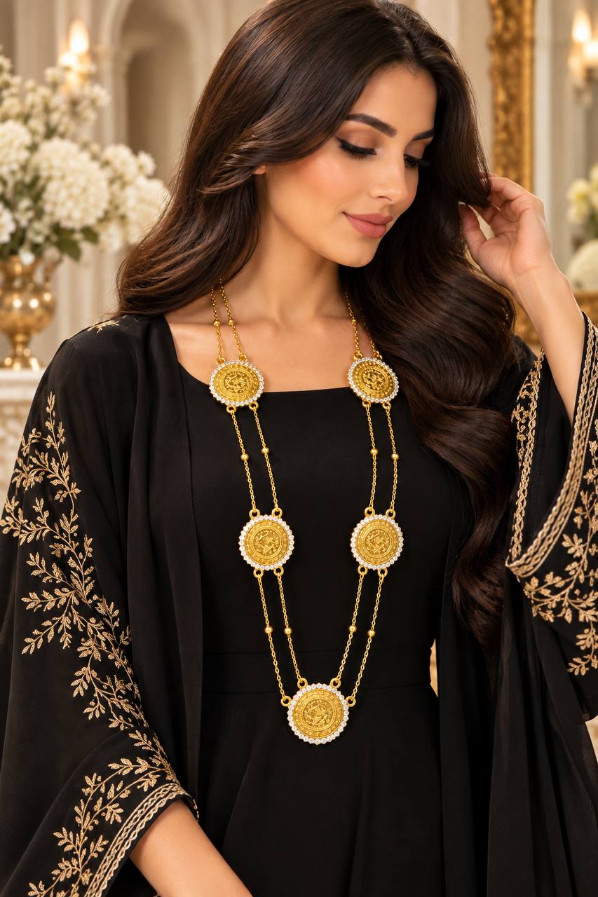 Layla Gold-Tone Coin Statement Necklace