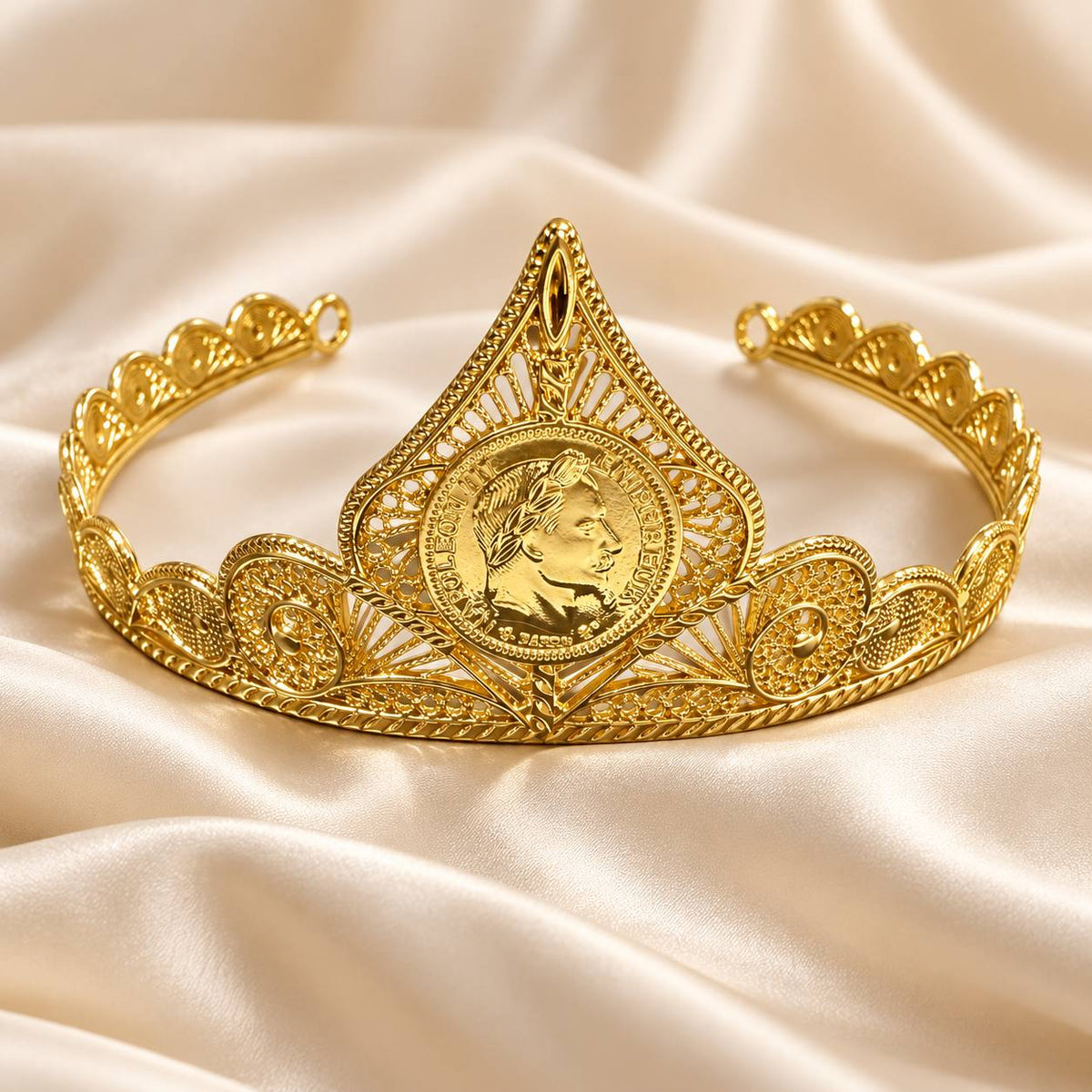 Lira Filigree Tiara – Girls’ Fashion Jewelry