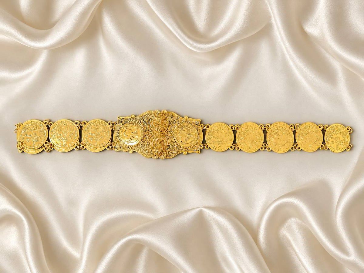 Filigree Coin Waist Belt