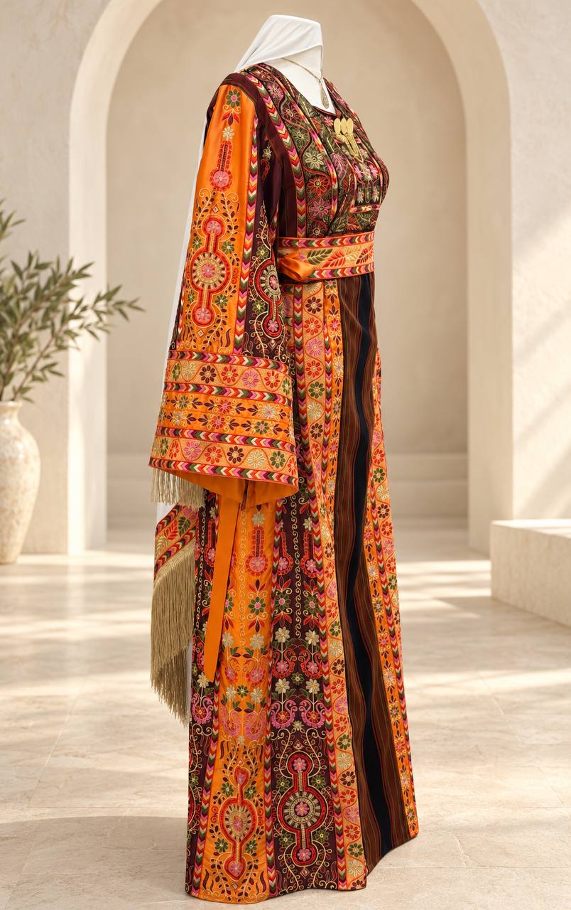 Malikat Al Jannah Wal Nar – Palestinian Embroidered Thobe