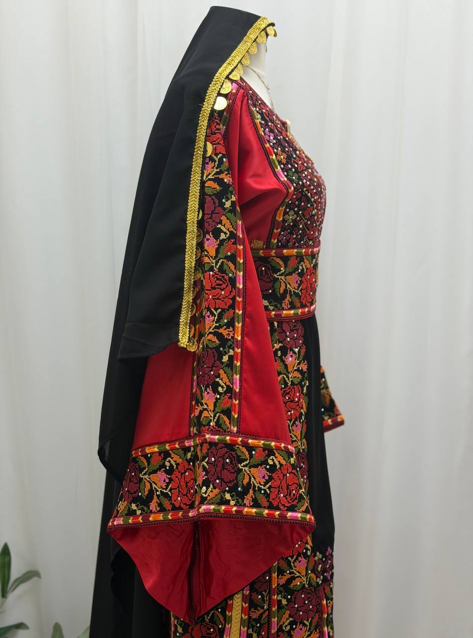 Jouri – Palestinian Floral Embroidered Thobe