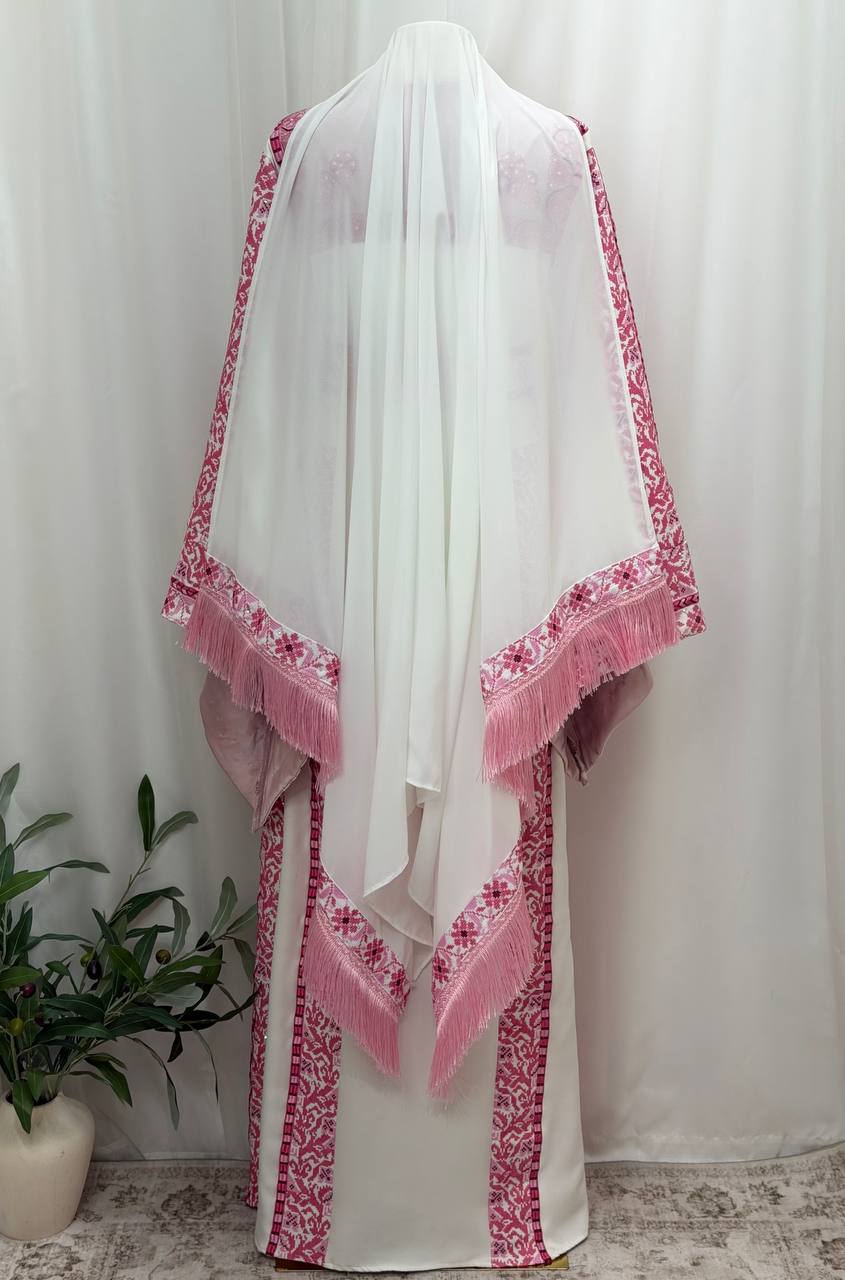 Bisan Palestinian Embroidered Thobe Set