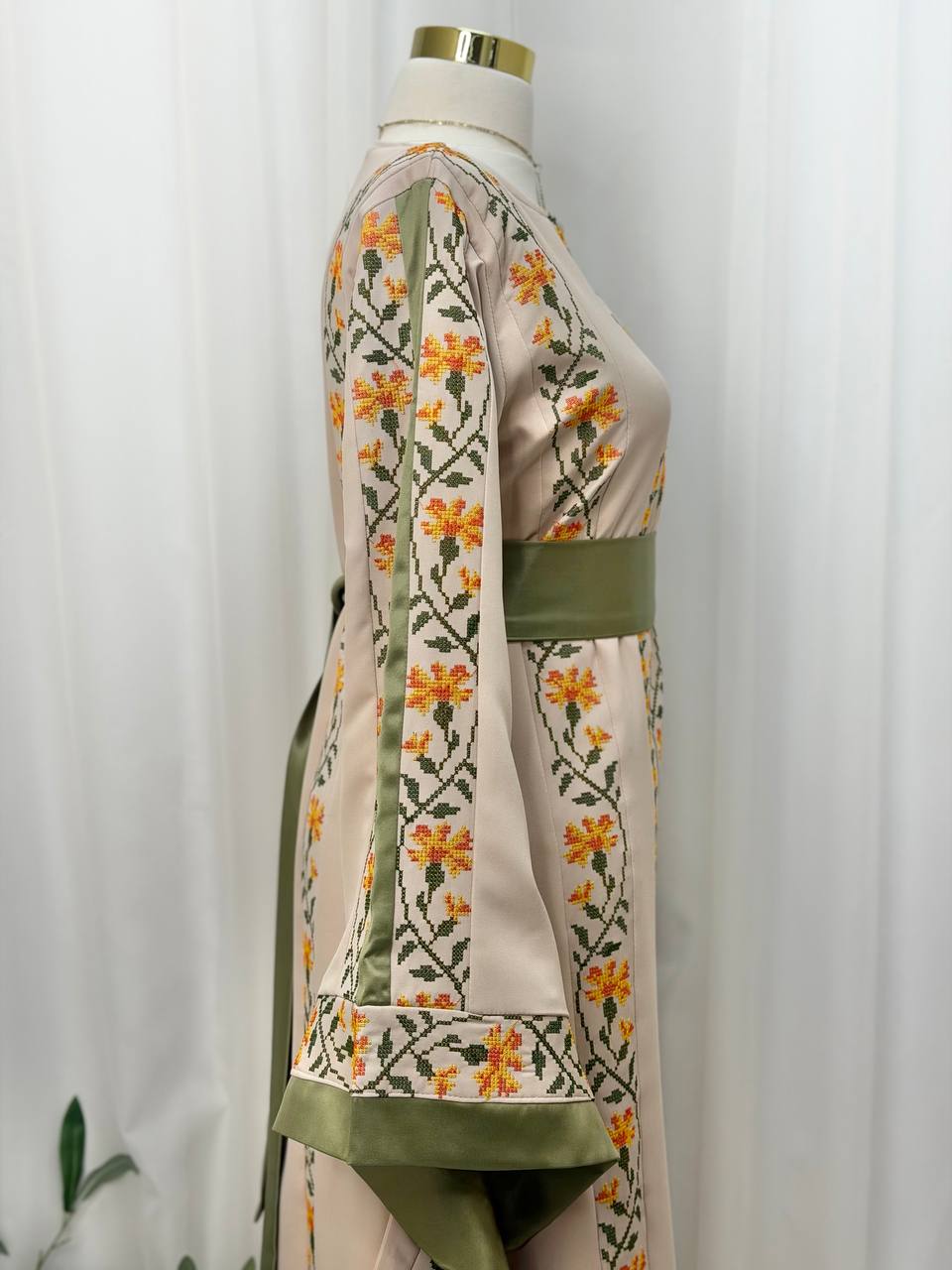 Bisan & Jafra – Palestinian Floral Embroidered Thobe