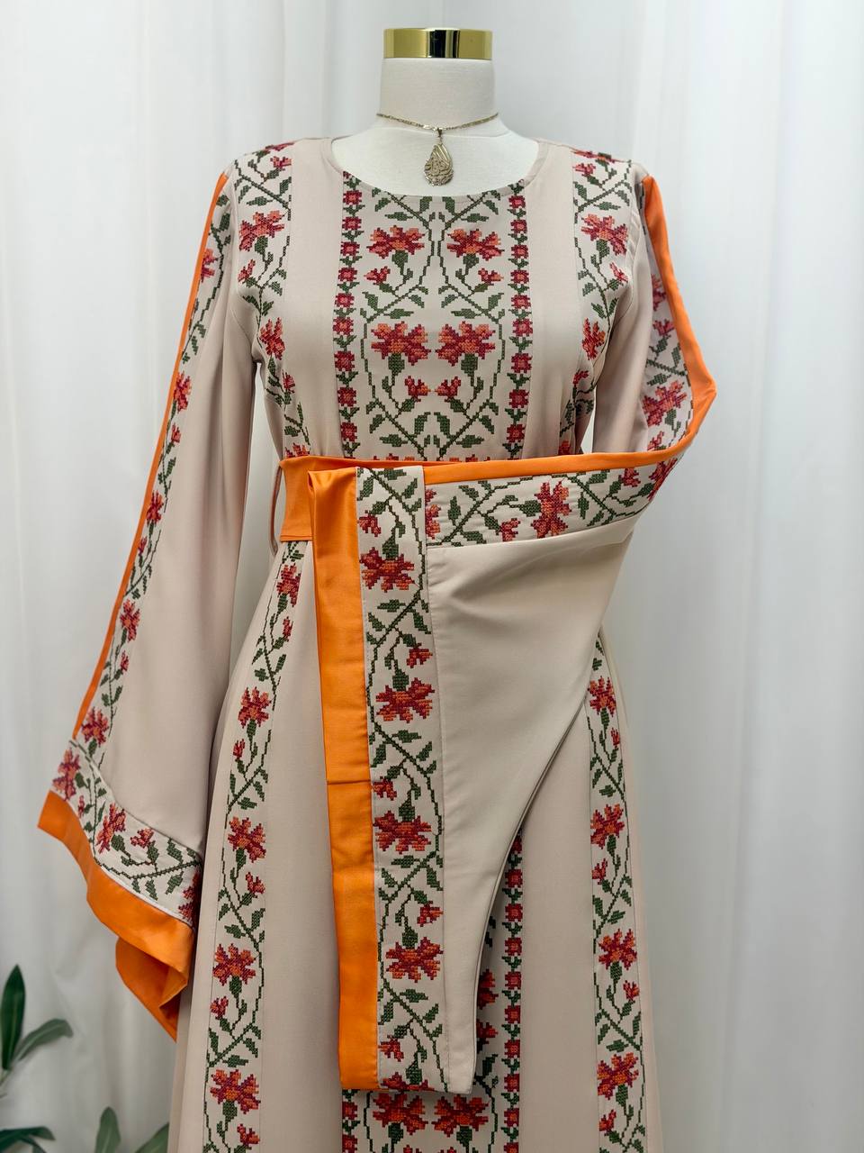 Bisan & Jafra – Palestinian Floral Embroidered Thobe