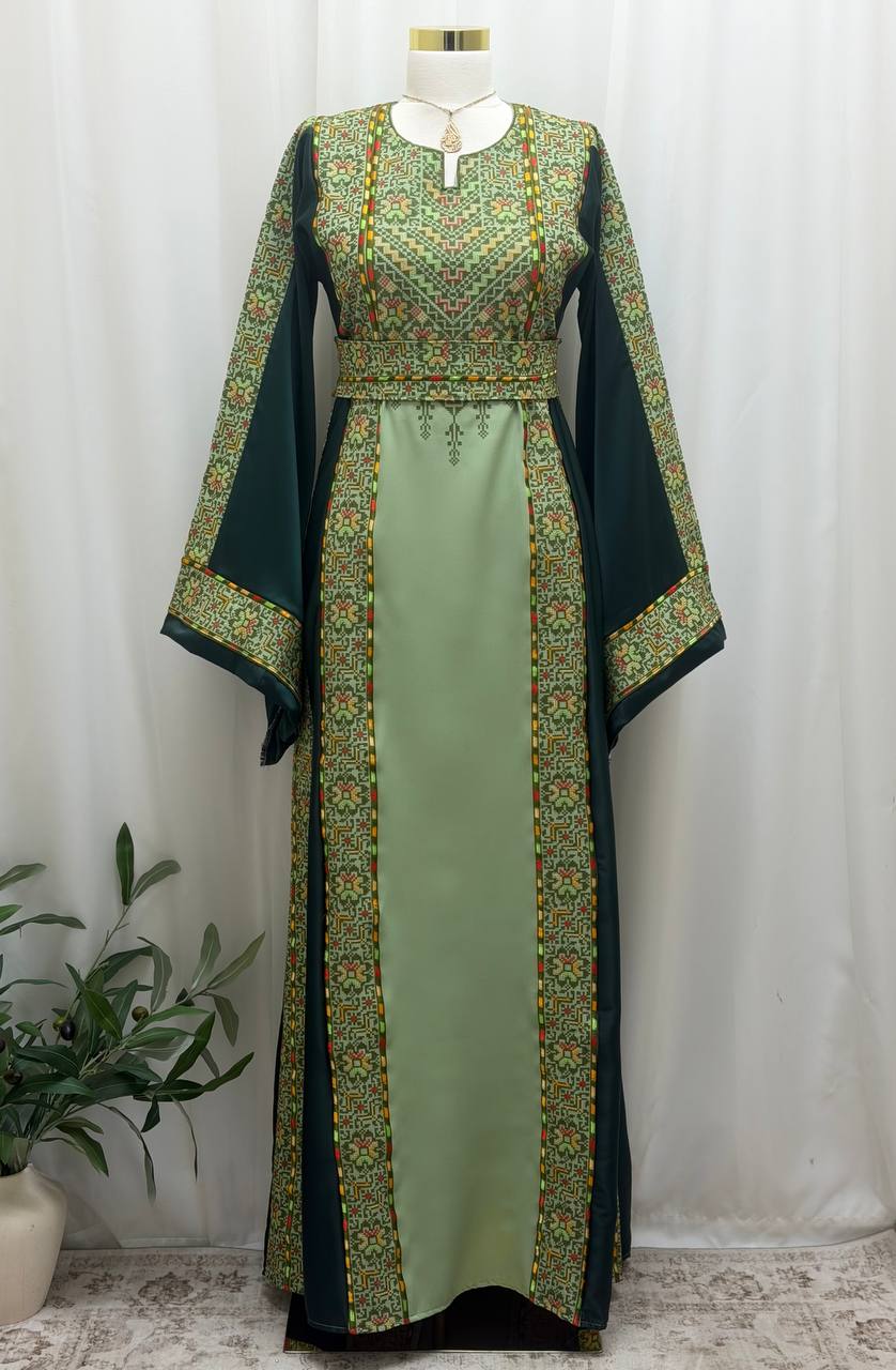 Maysoon Palestinian Embroidered Thobe