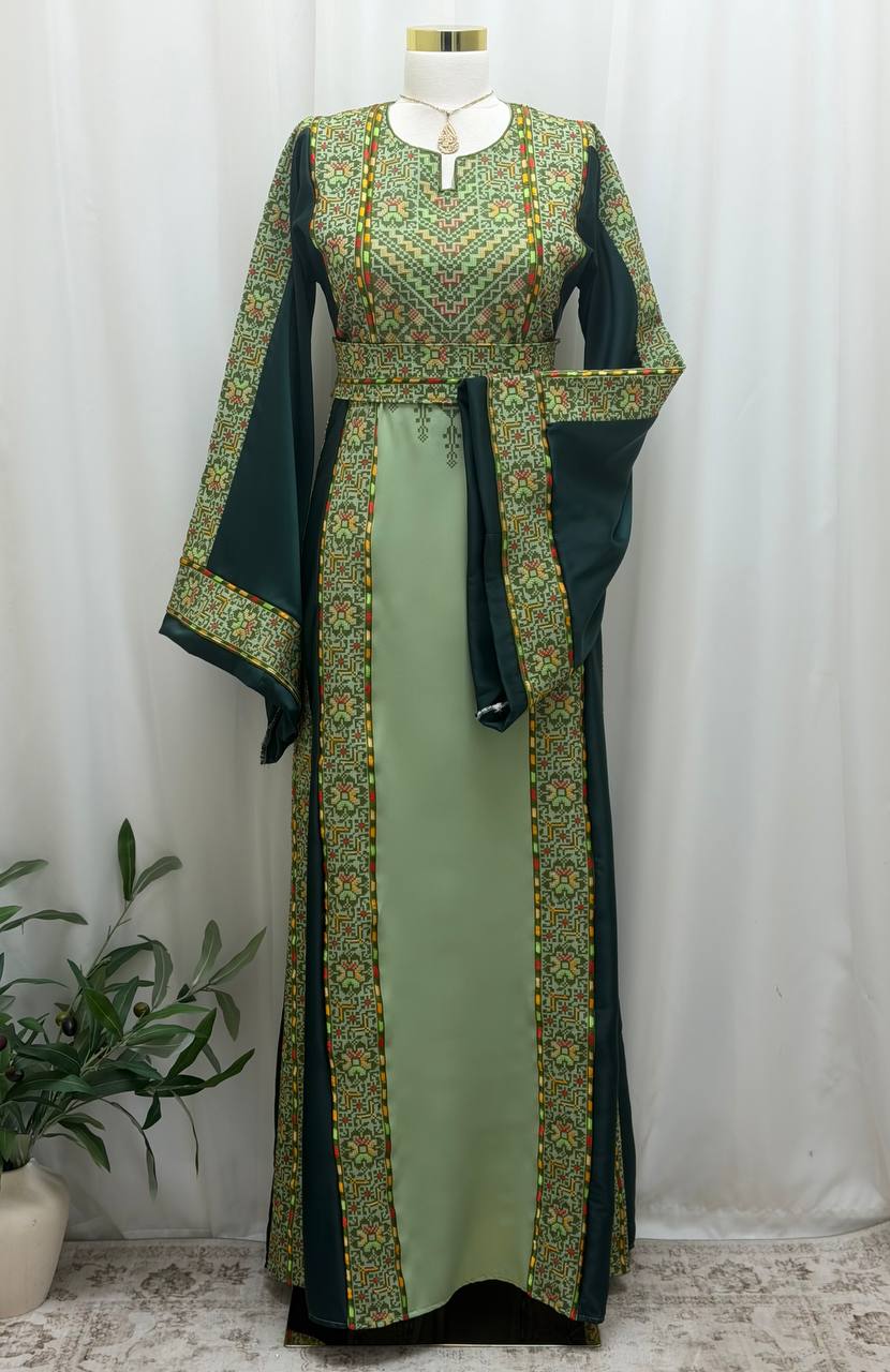 Maysoon Palestinian Embroidered Thobe