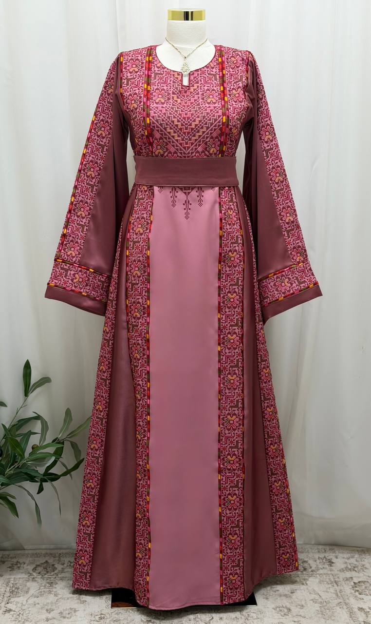 Shatha Palestinian Embroidered Thobe