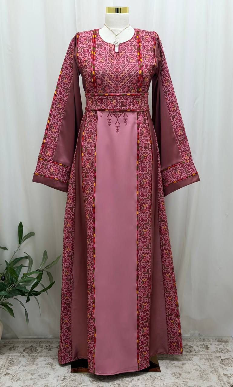 Shatha Palestinian Embroidered Thobe