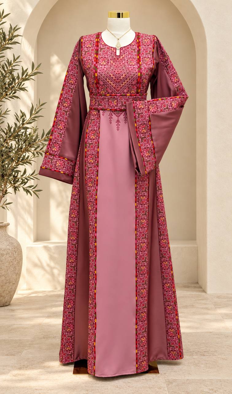 Shatha Palestinian Embroidered Thobe