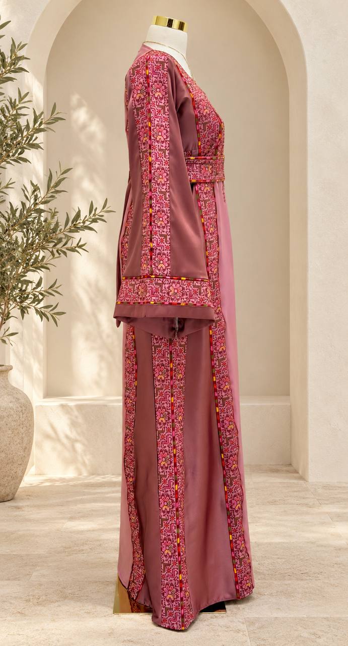 Shatha Palestinian Embroidered Thobe