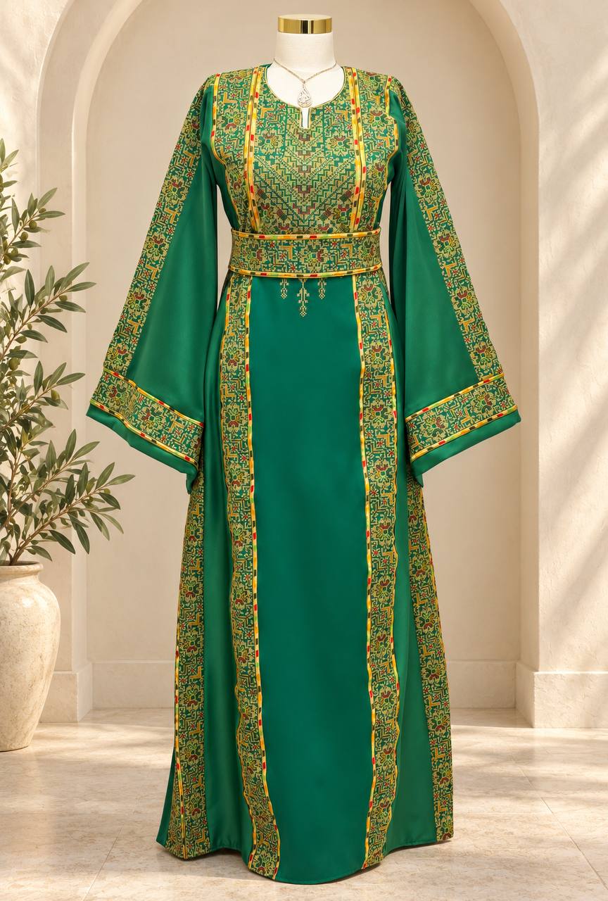 Raneem Palestinian Embroidered Thobe