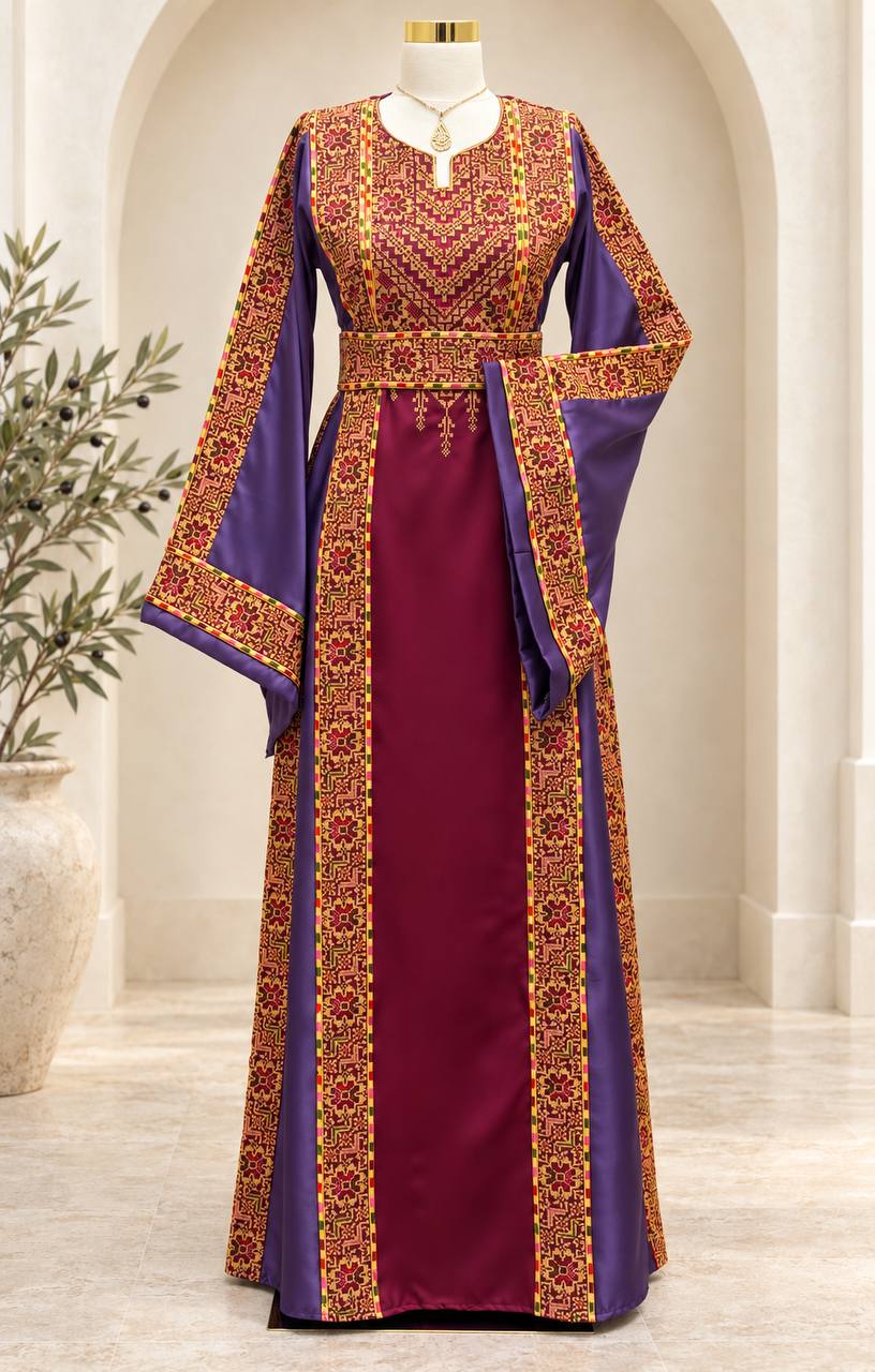 Dima Palestinian Embroidered Thobe