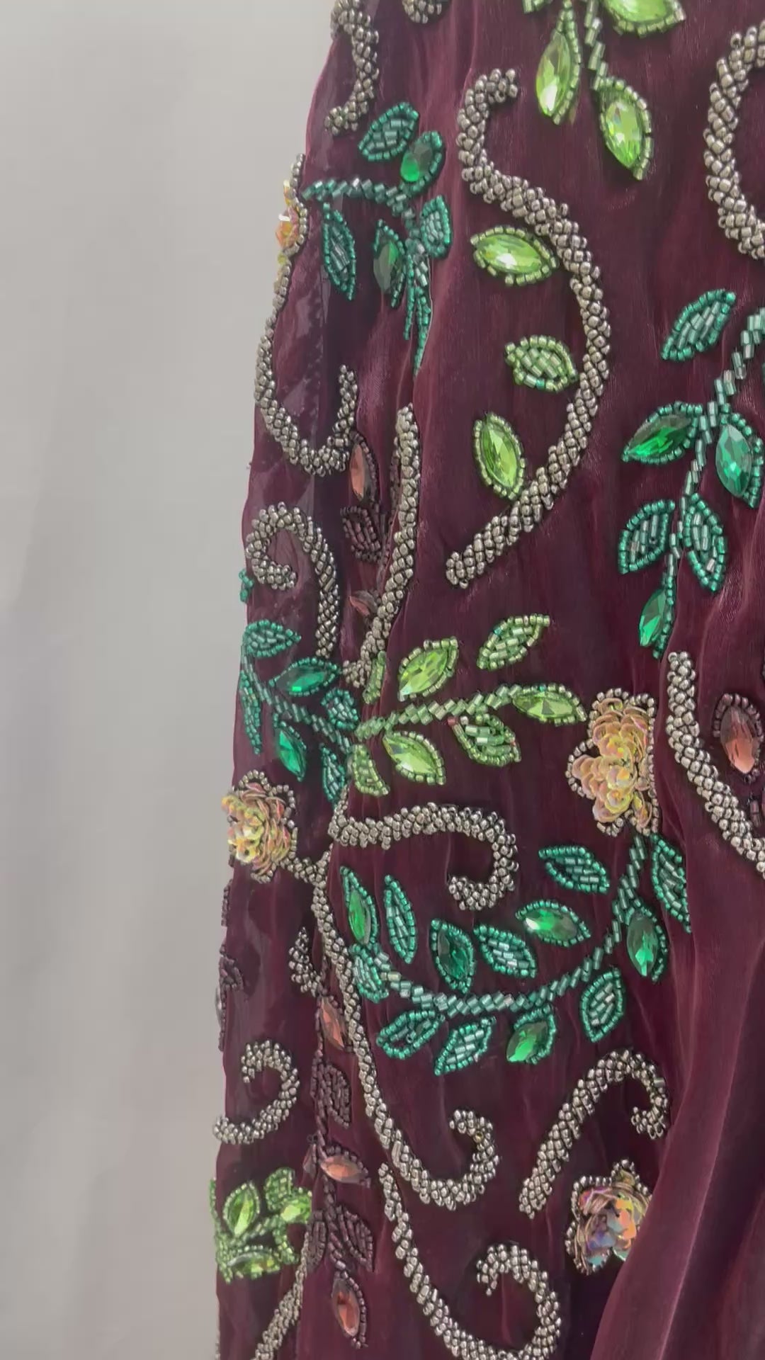 Gorgeous embroidered long kaftan for any occasion