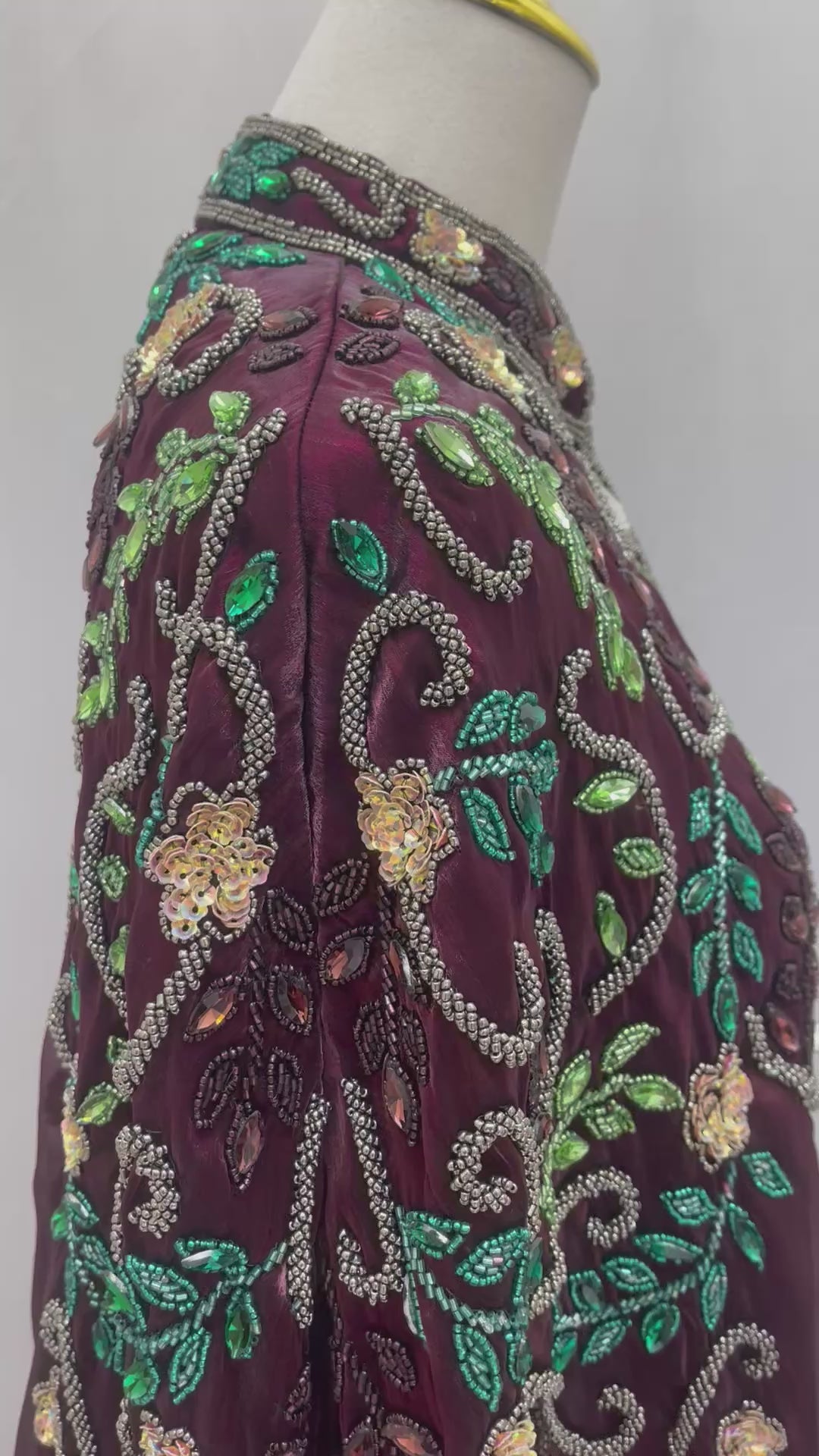 Beautiful high quality embroidary kaftan