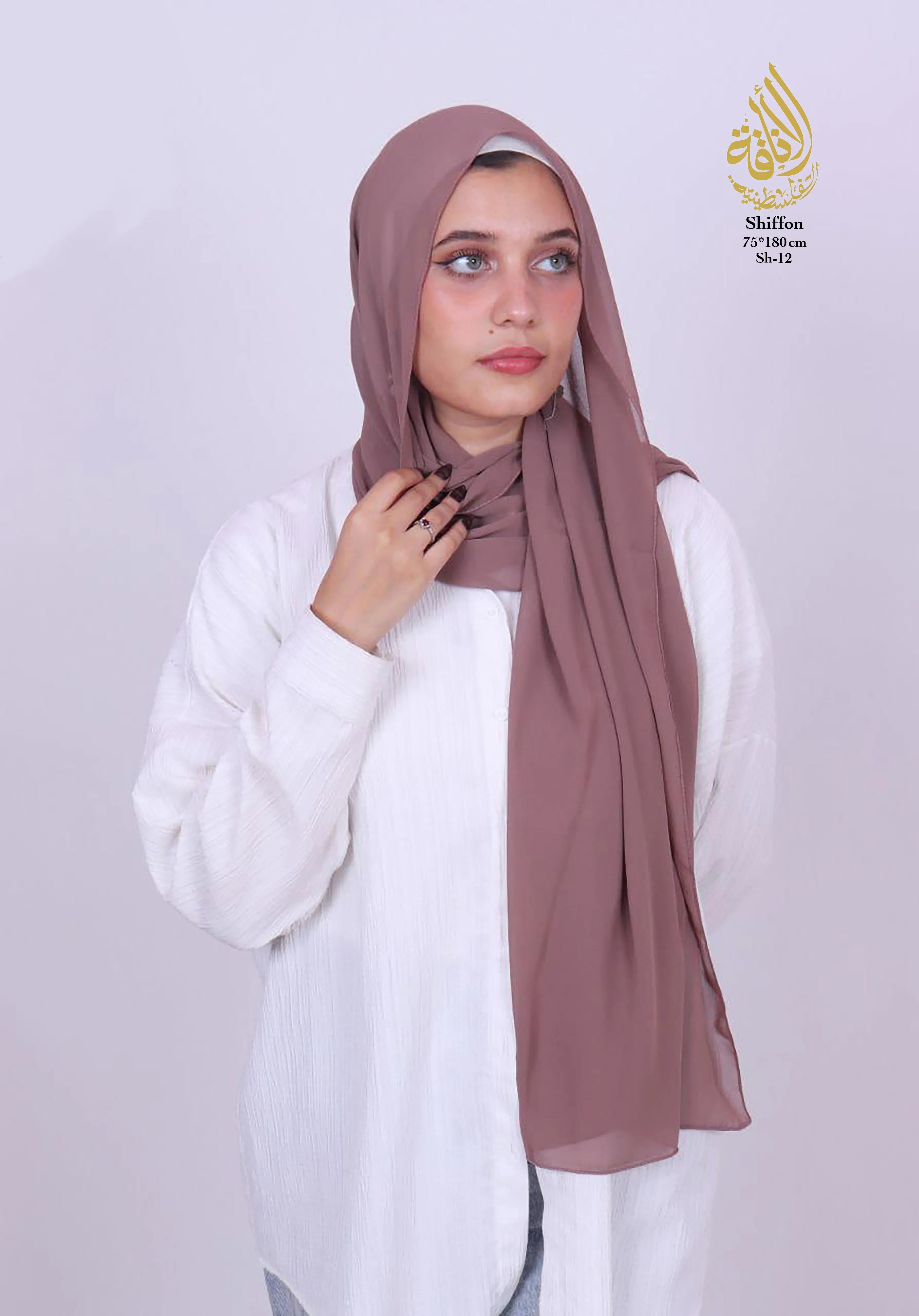 Elegant Chiffon Hijab – Soft Flow Collection