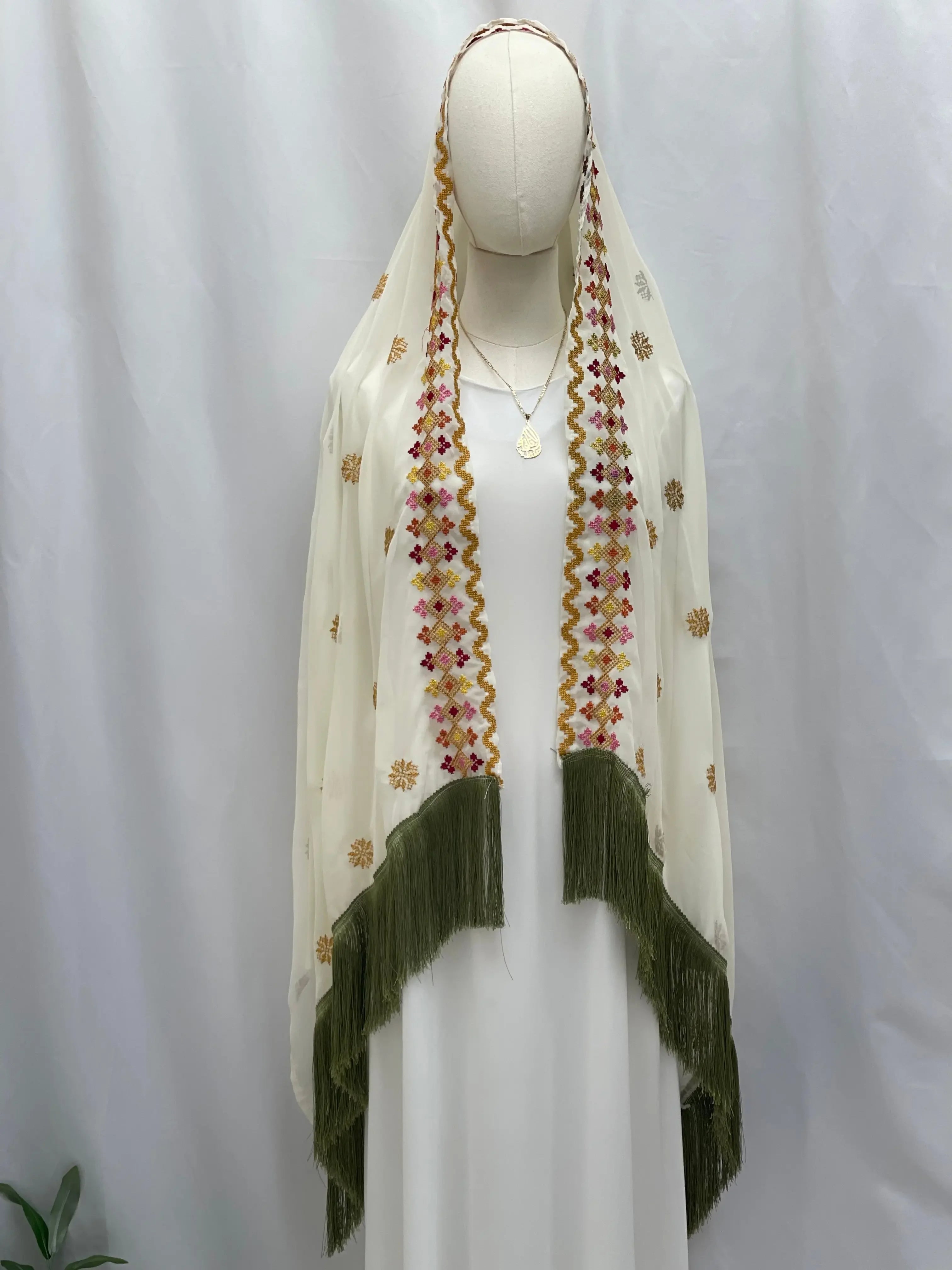 Embroidered Shal-Khirka - Exquisite & Fashion-Forward Statement Piece Palestinian Elegance