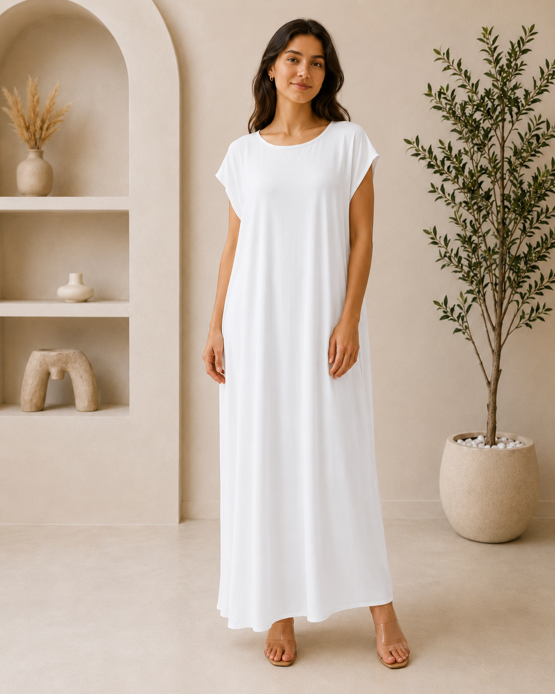 Essential Modest Slip Dress – Lycra Inner Dress