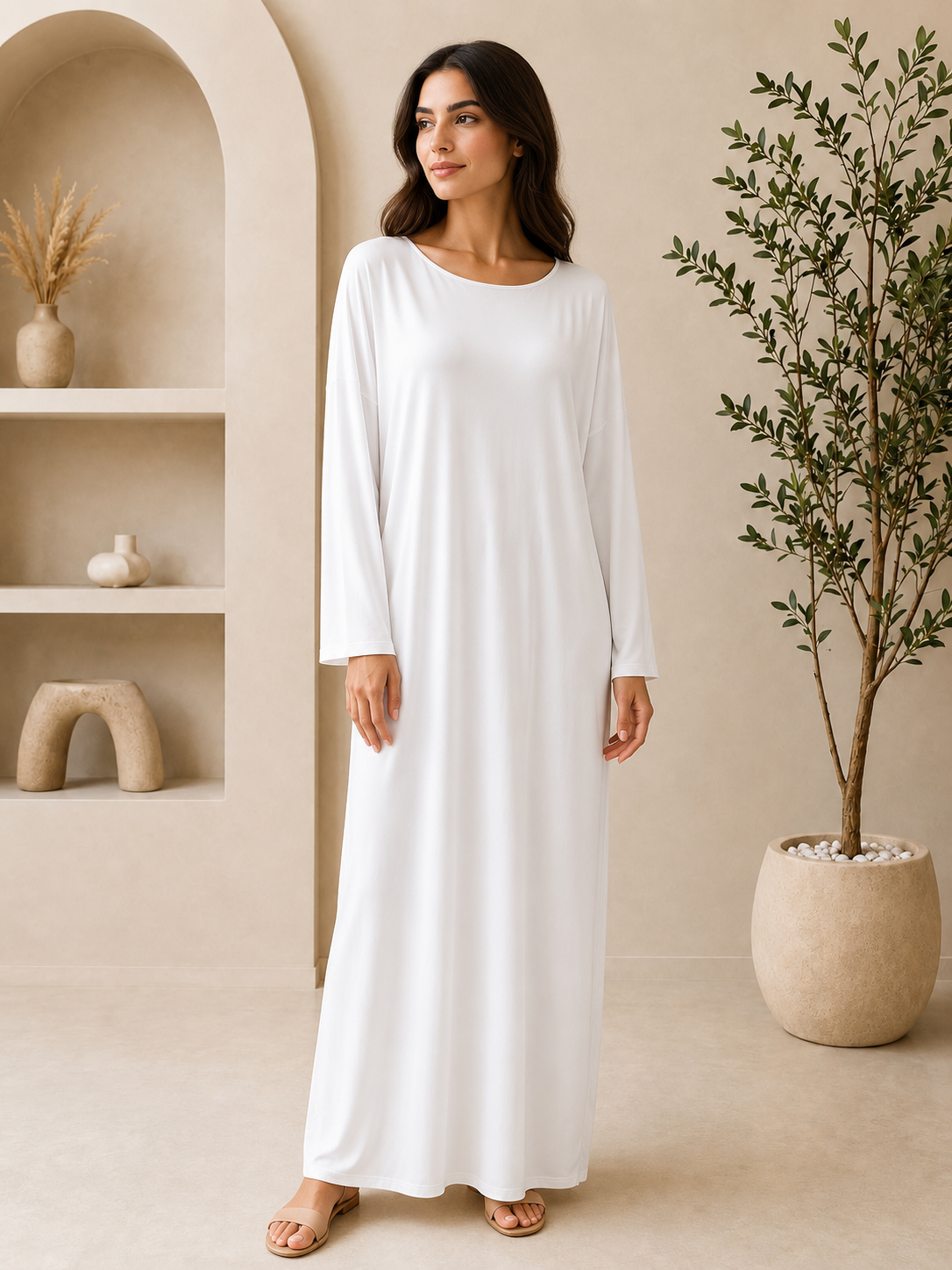 Long Sleeve Lycra Inner Dress