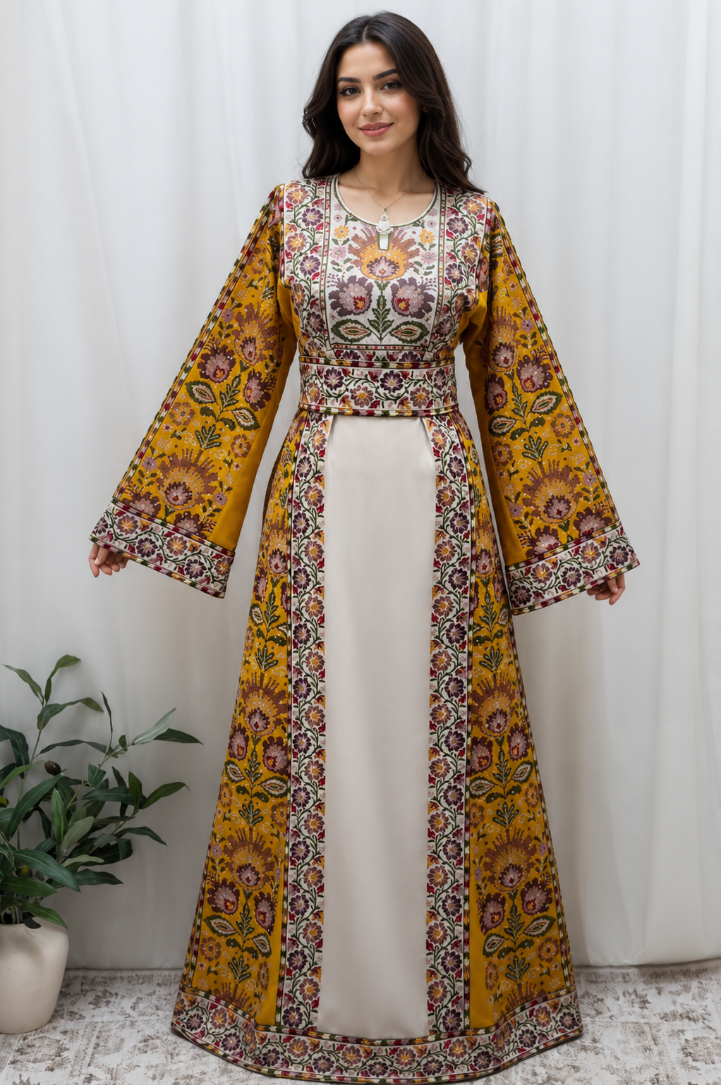 Palestinian Bloom Tatreez Thobe
